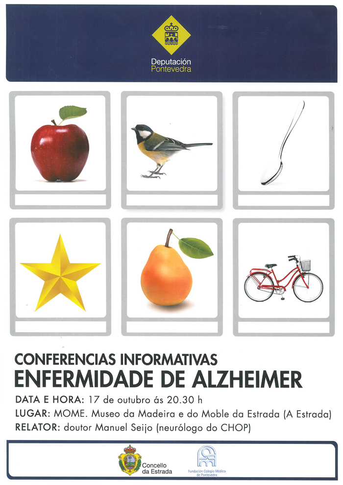 cartel conferencia Alzheimer